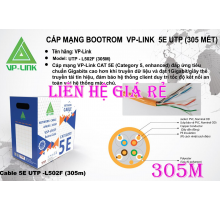 CAT 5E UTP VSP - L502F (305M) - DÂY CÁP CAM - CHUYÊN BOOTROM